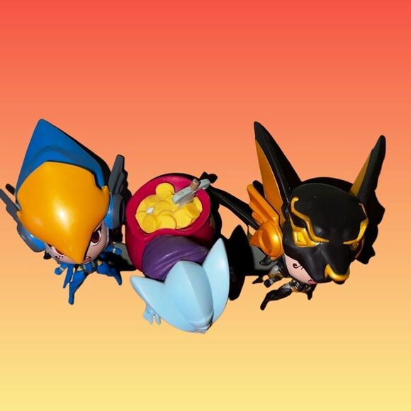 Diablo Series 2 Treasure/Loot Goblin & 2 Overwatch Anubis Pharah Figures B1 - Picture 2 of 5